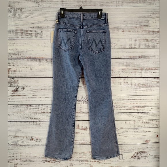 Mother Desperado Heel Acid Trip Paisley Purple High Rise Bootcut Jeans 28 NWT - Picture 4 of 12